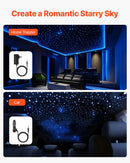 550pcs Headliner Star Light Kit Roof Twinkle Ceiling Lights Fiber Optic Home Car