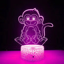 Creative Cartoon 3D Table Lamp LED Ambient Light