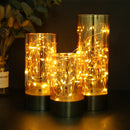 Glass Night Light Ornament Light Luxury LED Star Light