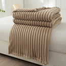 Large Strip Width Strip Thickening Nap Blanket