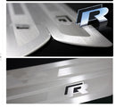 Pedal Sill Strip Anti-Scratch Bright Strip Decorative Sticker