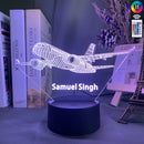 aircraft hologram night light