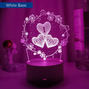 Creative 3D Couple Bedroom Ambient Night Light