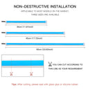 Ultra-thin Light Guide Strip Two-color LED Flowing Water Automobile Decorative Lamp