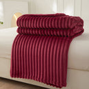 Large Strip Width Strip Thickening Nap Blanket