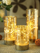 Glass Night Light Ornament Light Luxury LED Star Light