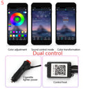 Car Fiber Optic Ambient Light Modified Car Interior Cool Light APP Rhythm Light