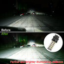 10Pcs Per Kit LED Car Light Bulbs 760lm T25 3528SMD 6000K Pure White Auto Lamps Replacement For Dome Map Door Trunk Signal License Plate