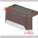 Solar Light 1Led Wall Light Outdoor Garden Wall Light Fence Light Waterproof Landscape Courtyard Solar Ladder Light