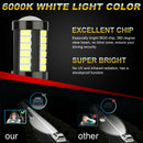 9005 9006 K White LED Bulb Kit High And Low Beam 5630 33SMD Fog Light