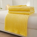 Large Strip Width Strip Thickening Nap Blanket