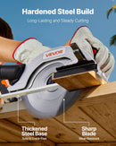 Cordless Circular Saw, 7-1/4 Inch Blade, 5000 RPM Speed, 0-45 Degree Bevel Capability, Brushless Motor, LED Light, Electric Circular Saw Kit With Battery And Charger Included, For Wood Cutting