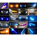 Ultra-thin Light Guide Strip Two-color LED Flowing Water Automobile Decorative Lamp