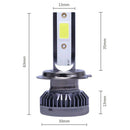 2x H7 LED Headlight Bulb Kit High Low Beam 8000K Super Blue 26000LM Light Bulb