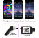 Car Fiber Optic Ambient Light Modified Car Interior Cool Light APP Rhythm Light