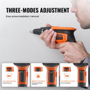 VEVOR Drywall Screw Gun, 20V Max Drywall Screwgun, 4200RPM Brushless Cordless Drywall Gun Kit With 2 Battery Packs, Charger, Belt Clip, And Tool Bag, Forward And Reverse Adjustable, Built-in LED Light