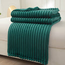 Large Strip Width Strip Thickening Nap Blanket