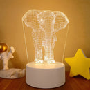 3D Lights Colorful Touch Remote Control LED Visual Lights