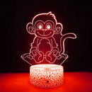Creative Cartoon 3D Table Lamp LED Ambient Light