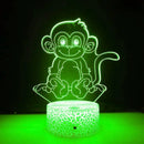 Creative Cartoon 3D Table Lamp LED Ambient Light