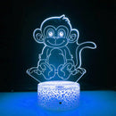 Creative Cartoon 3D Table Lamp LED Ambient Light