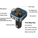 Self-contained ambient light black plastic P5 car MP3
