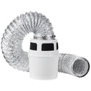 3-in-1 Indoor Dryer Vent Kit, With Bucket For Electric Dryer With 4-Inch By 5-Feet Extendable Exhaust Hose, Premium Quality & Light Weight & No Extra Accessories Required For Apartments, RVs