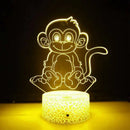 Creative Cartoon 3D Table Lamp LED Ambient Light