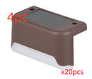 Solar Light 1Led Wall Light Outdoor Garden Wall Light Fence Light Waterproof Landscape Courtyard Solar Ladder Light