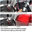 10Pcs Per Kit LED Car Light Bulbs 760lm T25 3528SMD 6000K Pure White Auto Lamps Replacement For Dome Map Door Trunk Signal License Plate