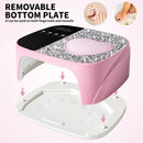 UV LED Nail Lamp Kit For Gel Polish Professional Fast Curing Dryer Light Set With 4 Timer Settings Cordless Rechargeable Nail Art Cure Machine For Manicure Pedicure At Home And Salon