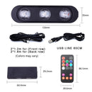 Seven-color Voice-activated USB Foot Ambient Light